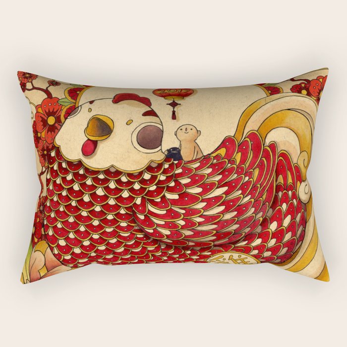 Year of the Rooster Rectangular Pillow Gallery Image 2