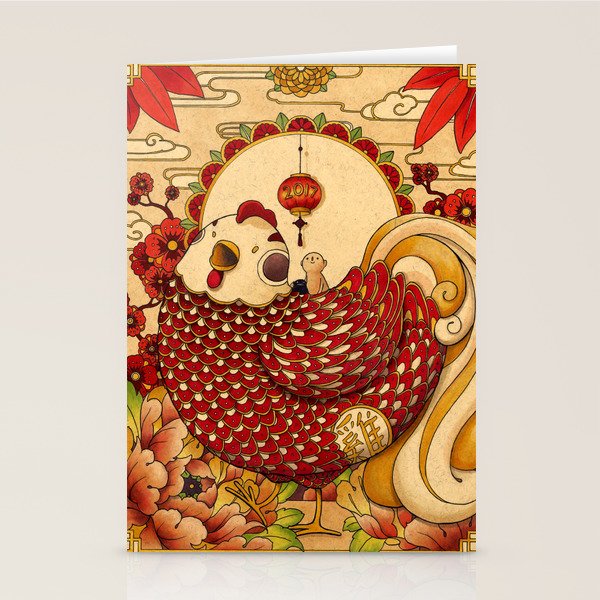 Year of the Rooster Stationery Card Gallery Image 1