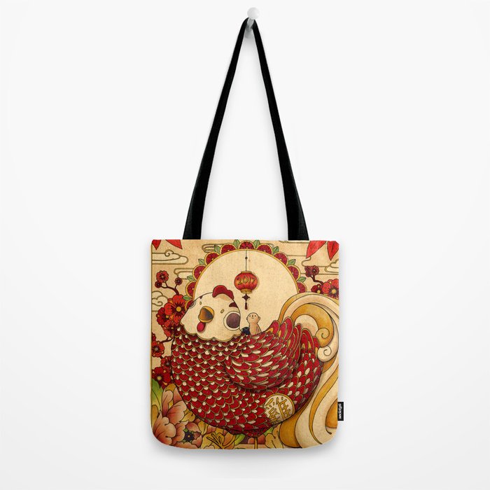 Year of the Rooster Tote Bag Gallery Image 2