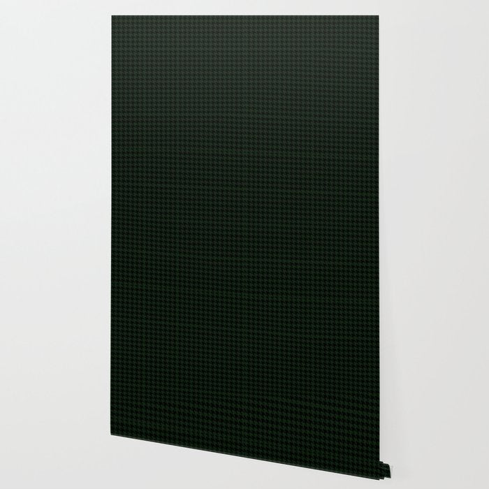 Houndstooth (black and dark green) Wallpaper Gallery Image 2