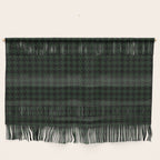 Houndstooth (black and dark green) Wall Hanging Gallery Image 1