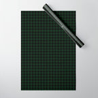 Houndstooth (black and dark green) Wrapping Paper Gallery Image 1