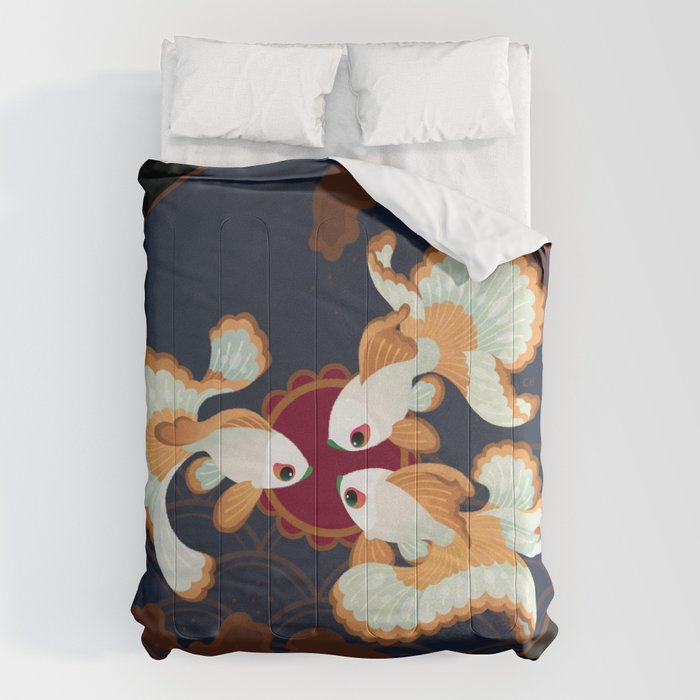 Three tosakin goldfish Comforter Gallery Image 6