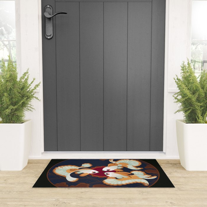 Three tosakin goldfish Welcome Mat Gallery Image 3