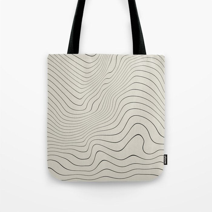 Line Distortion #3 Tote Bag Gallery Image 1