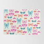 Butterflies in pink Rug Gallery Image 2