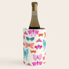 Butterflies in pink Wine Chiller Gallery Image 2