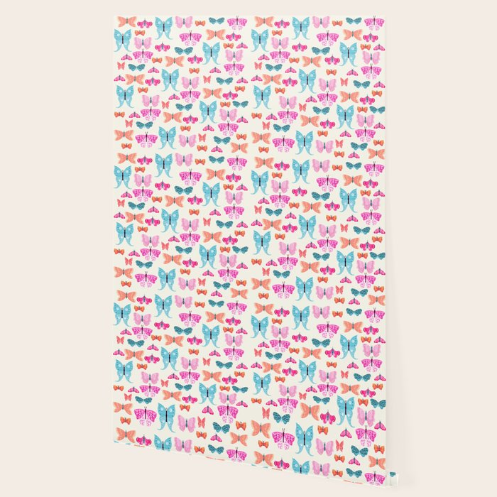 Butterflies in pink Wallpaper Gallery Image 2