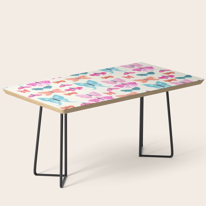 Butterflies in pink Coffee Table Gallery Image 1