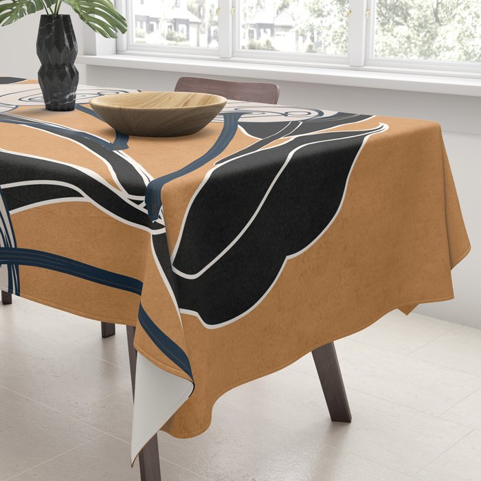 Minimalist Cherry Fruit Line Art 5 Tablecloth Gallery Image 3