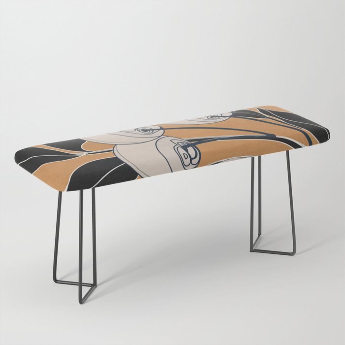 Minimalist Cherry Fruit Line Art 5 Bench Gallery Image 1