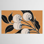 Minimalist Cherry Fruit Line Art 5 Tablecloth Gallery Image 2