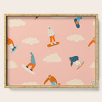 Snowboarding Serving Tray Gallery Image 1