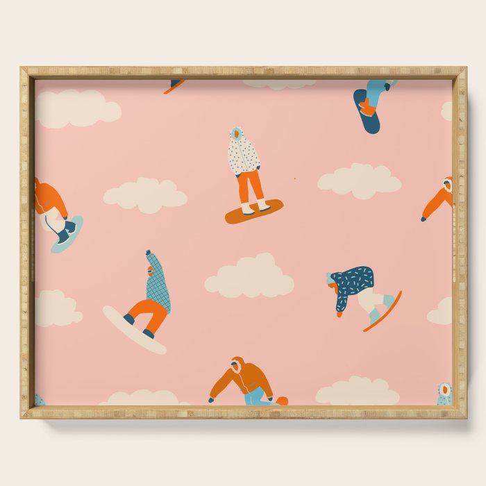 Snowboarding Serving Tray Gallery Image 1