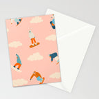 Snowboarding Stationery Card Gallery Image 2