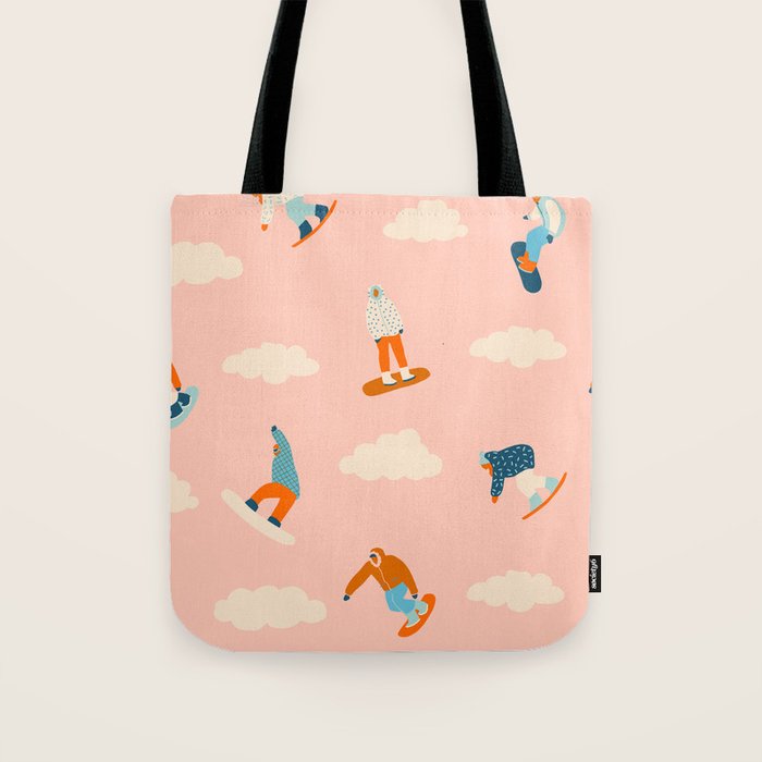 Snowboarding Tote Bag Gallery Image 1