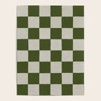 checkerboard hand-painted-olive Poster Gallery Image 4