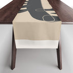 Abstract Mask Table Runner Gallery Image 1