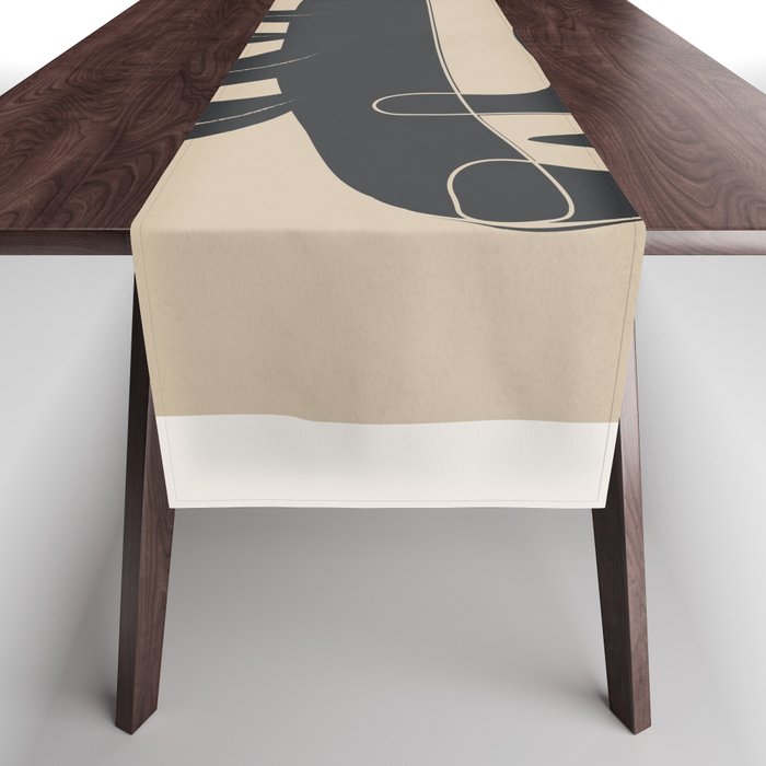 Abstract Mask Table Runner Gallery Image 1