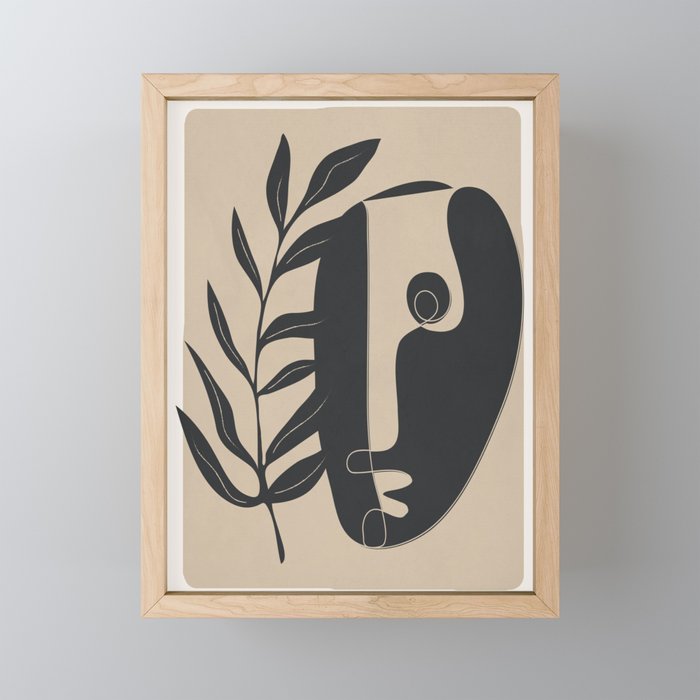 Abstract Mask Mini Art Print Gallery Image 1