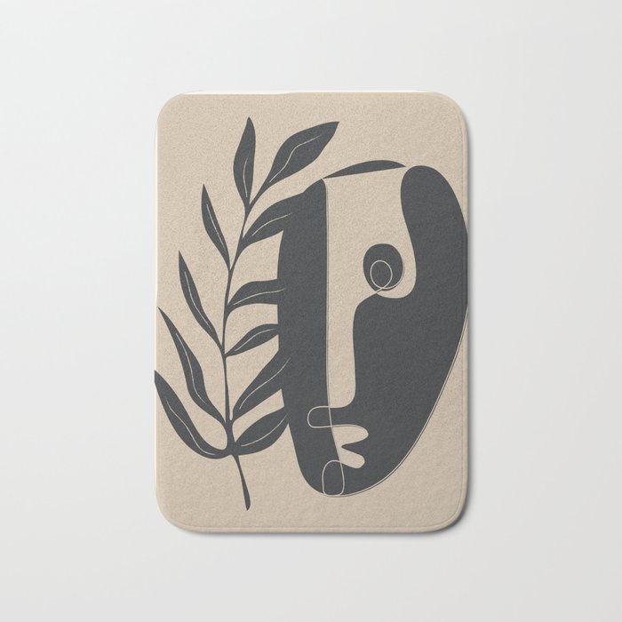 Abstract Mask Bath Mat Gallery Image 1