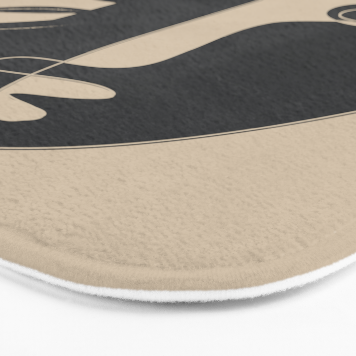 Abstract Mask Bath Mat Gallery Image 3