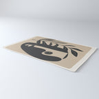 Abstract Mask Rug Gallery Image 3