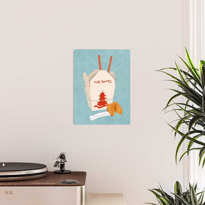 Chinese Food Takeout and Fortune Cookie Poster Gallery Image 2