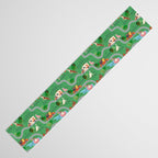 Fursics Cute Dog Park Physics Learning Pattern by Carrie Cantwell Educational STEM Playmat Design Table Runner Gallery Image 3