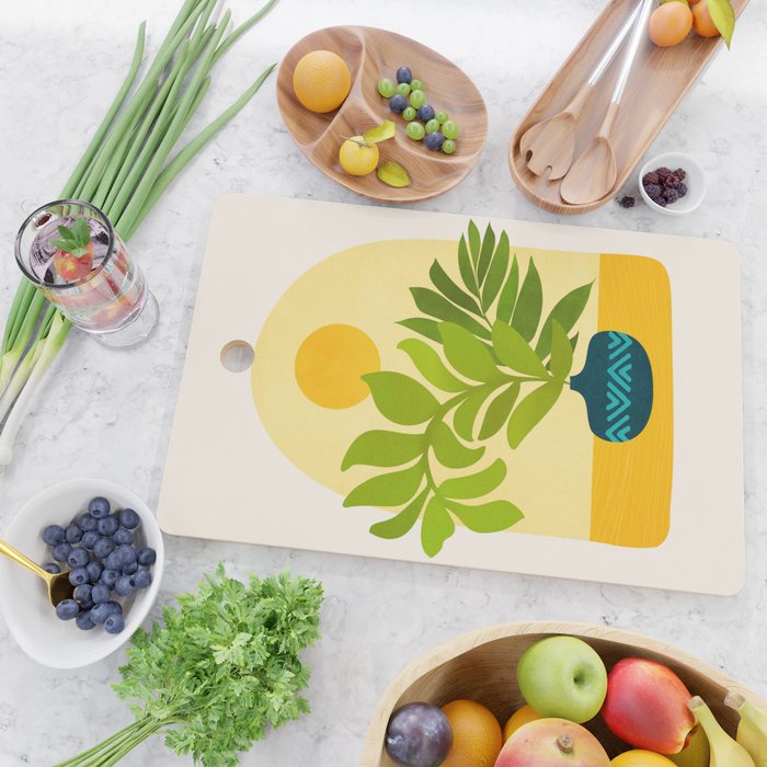 Sunday Morning Window Garden Series Cutting Board Gallery Image 2