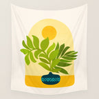 Sunday Morning Window Garden Series Wall Tapestry Gallery Image 4
