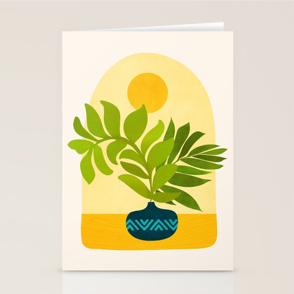 Sunday Morning Window Garden Series Stationery Card Gallery Image 2