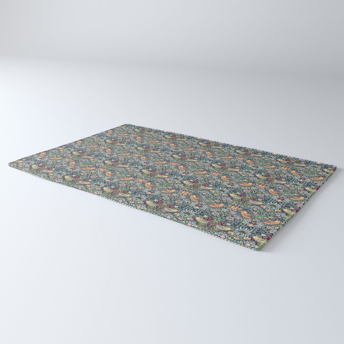 Strawberry Thief by William Morris, 1883 Rug Gallery Image 3
