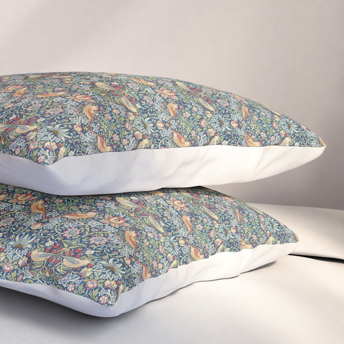 Strawberry Thief by William Morris, 1883 Pillow Sham Gallery Image 3