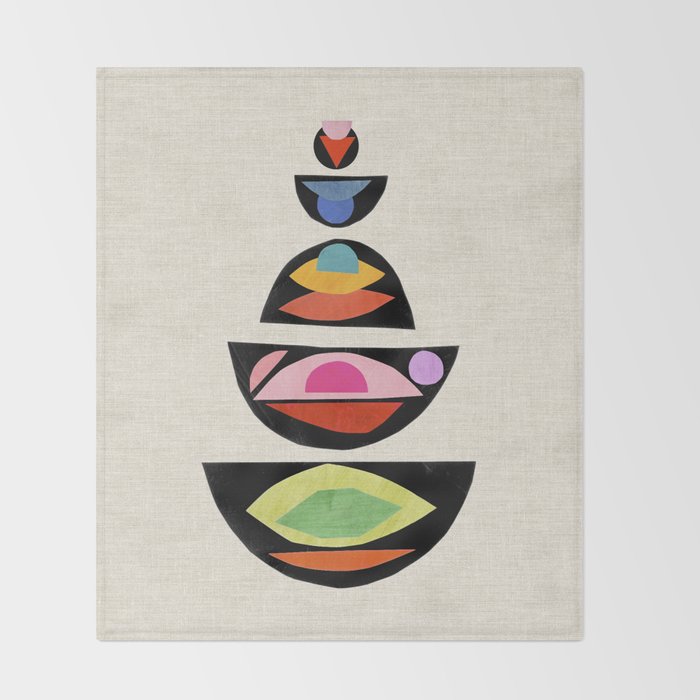 Totem Mosaic Throw Blanket Gallery Image 2