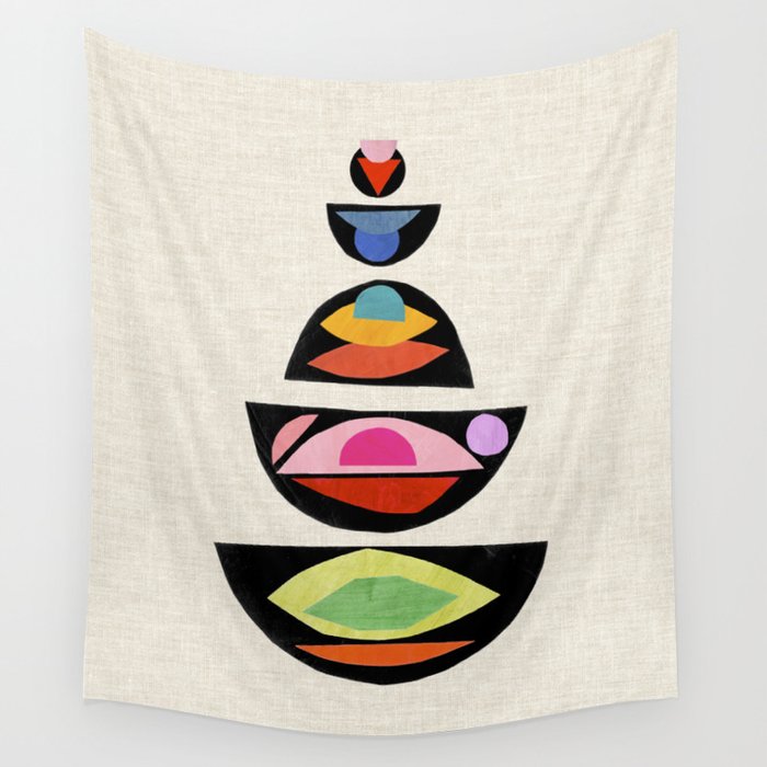 Totem Mosaic Wall Tapestry Gallery Image 1