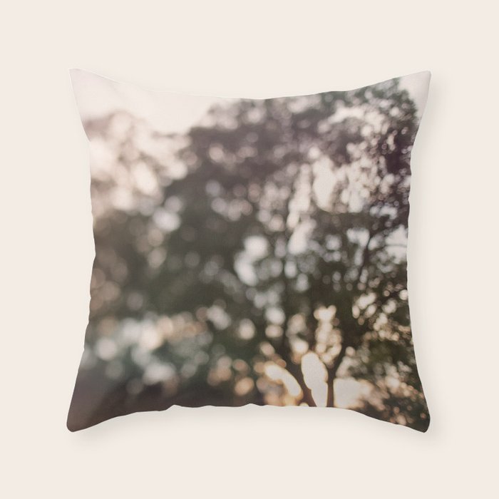 Light Through Autumn Trees Throw Pillow Gallery Image 6