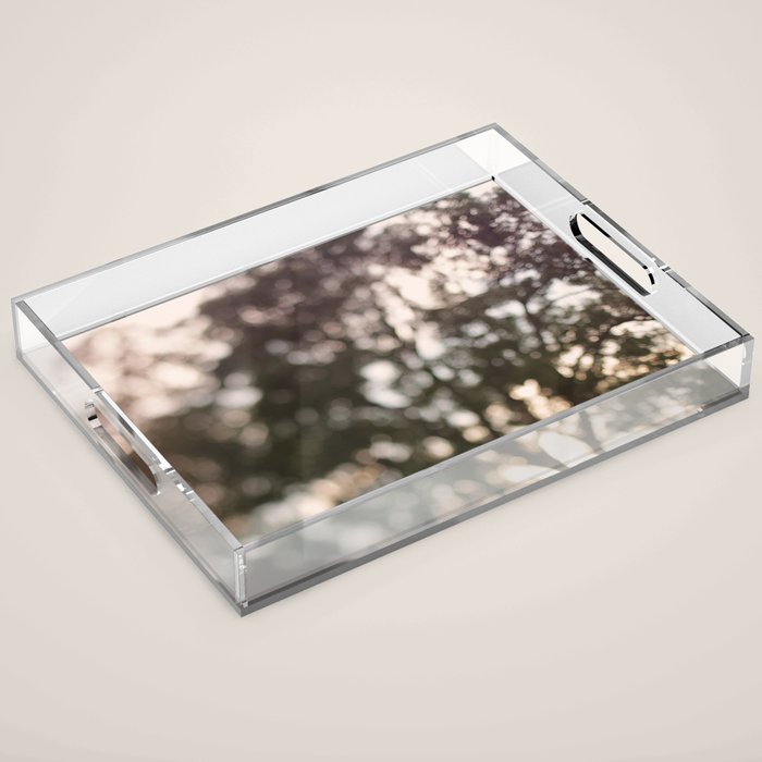 Light Through Autumn Trees Acrylic Tray Gallery Image 1