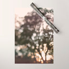 Light Through Autumn Trees Wrapping Paper Gallery Image 1