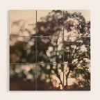 Light Through Autumn Trees Wood Wall Art Gallery Image 1