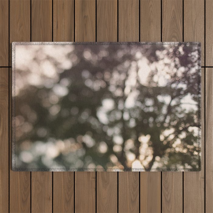 Light Through Autumn Trees Outdoor Rug Gallery Image 1