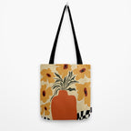 Summer flowerpot with check  Tote Bag Gallery Image 2