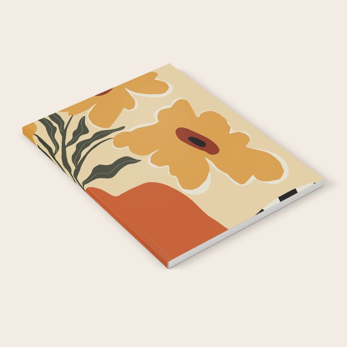 Summer flowerpot with check  Notebook Gallery Image 2