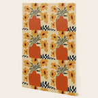 Summer flowerpot with check  Wallpaper Gallery Image 2