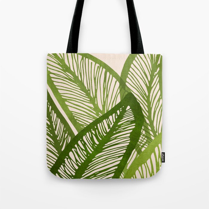 Green Tropics Tote Bag Gallery Image 1
