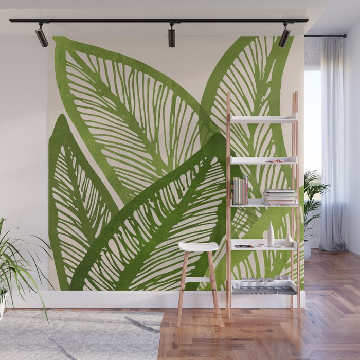 Green Tropics Wall Mural Gallery Image 1