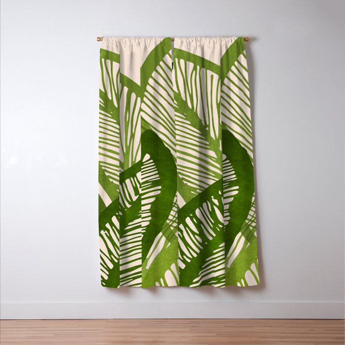 Green Tropics Window Curtain Gallery Image 3