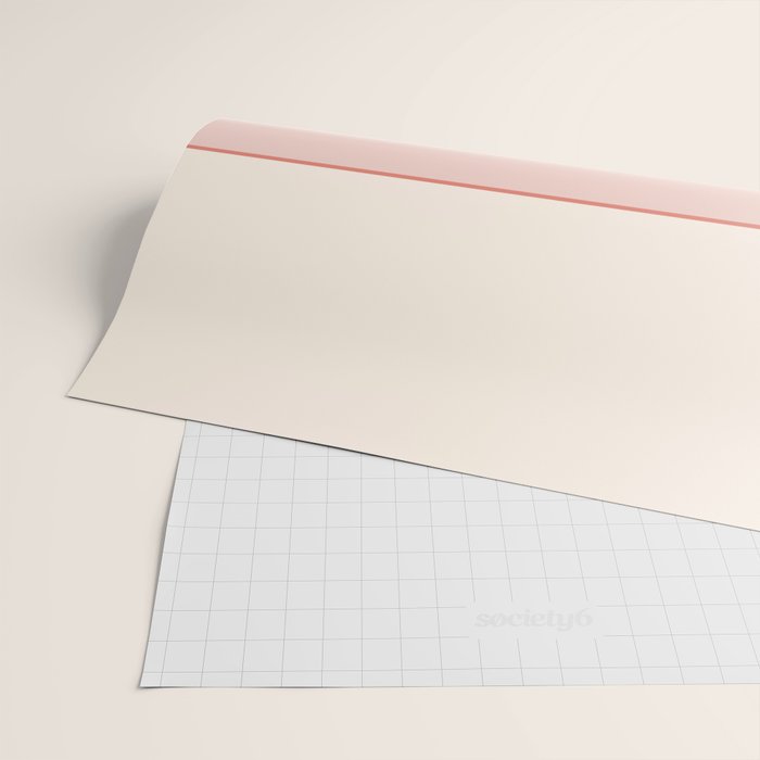 Subtle Spring Color Block - Soft Pink Wrapping Paper Gallery Image 2