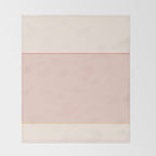 Subtle Spring Color Block - Soft Pink Throw Blanket Gallery Image 2