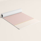 Subtle Spring Color Block - Soft Pink Yoga Mat Gallery Image 2
